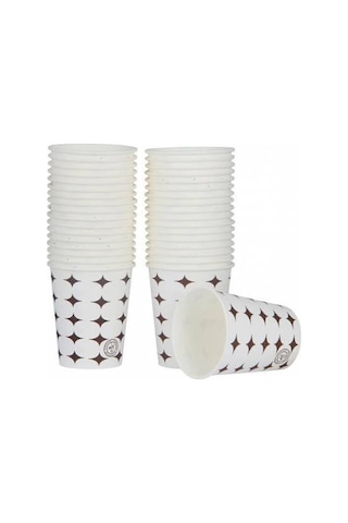 100 Adet 7 Oz Bardak - Karton Bardak