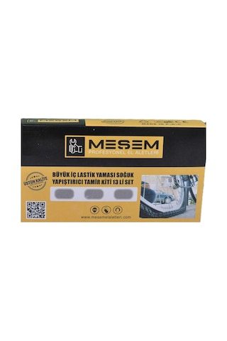 5dm-13lü Bisiklet Motorsiklet İç Lastik Yaması Soğuk Yapıştırıcılı Çok Renkli