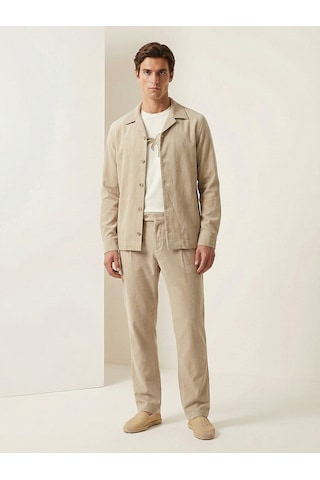 Xint Naturel Keten Karışımlı Regular Fit Pantolon 100744 Bej Xint Naturel Keten Karışımlı Regular Fit Pantolon 100744 Bej