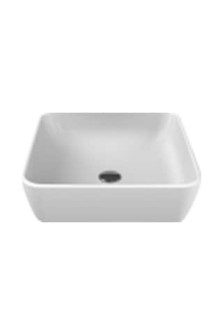 Turkuaz Seramik Cerastyle One Kare Çanak Tezgahüstü Lavabo 46CM