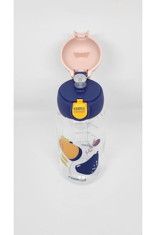 Gıpta Cool-J Medium 600 Ml Mavi-Pembe Kilitli Tritan K7549 Matara