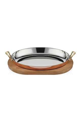 Multi Metal Bakır Oval Sahan Ve Nihale A101ov30a Bakır