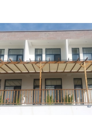 Morilu Krem Gölgelik File - 95lik Araba Gölgelik – Siyah Premium Şeritli Halkalı Otopark Gölgeliği