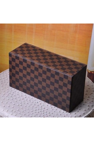 Doku Kutusu Deri Giyim Banyo Kağıt Tutucu Lüks Çıkarılabilir Çok Fonksiyonlu Canlı Oda Dekorasyon Ev Ofis Masası Araba Kullanımı Kağıt Tutucular Siyah