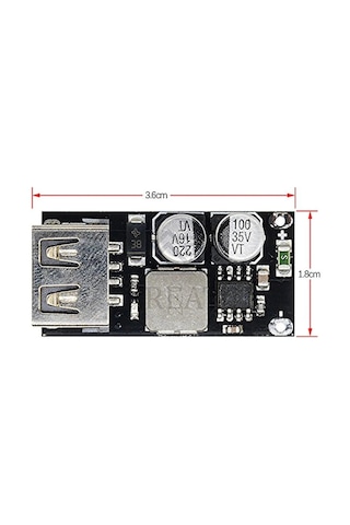 Qc2 Qc3 Hızlı Şarj Modülü Usb Soket Çıkışı 5v 3a