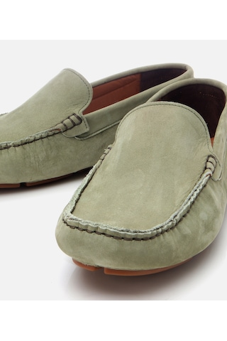 Hotiç Erkek Nubuk Deri Yeşil Hafif Tabanlı Günlük Loafer 02ayh305550a800 Yeşil