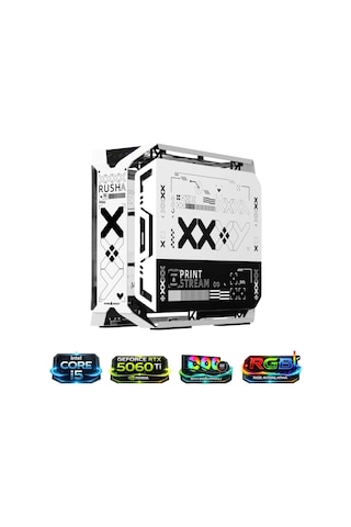 Hyper Rocket X-ERA Pro i5-14400F 32 GB 1 TB M.2 SSD RTX5060Ti Free Dos Masaüstü Oyuncu Bilgisayarı