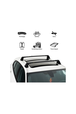 Bmw 1-series F40 2020-2024 Turtle Air3 Ara Atkı Siyah