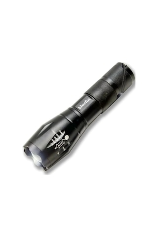 Ayrex Güçlü Led El Feneri, 10w Ultra Parlak Işık, 5 Farklı Mod, Zoom Özellikli, Dayanıklı Aluminyum Gövde Diğer