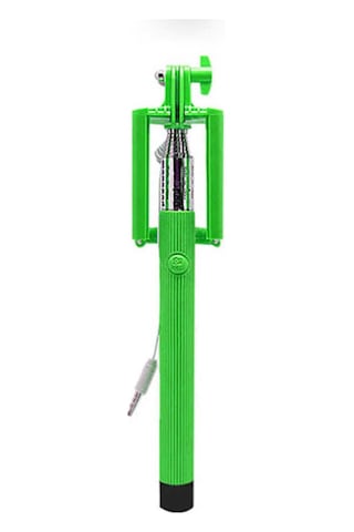 Kilifone - Selfie Çubuğu Slf 01 Kablolu Selfie Çubuğu - Yeşil - T9372