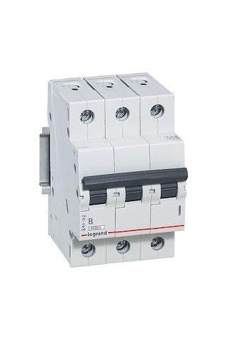 Legrand Trifaze 3X63A B Tipi Otomatik Sigorta 4.5Ka 403223