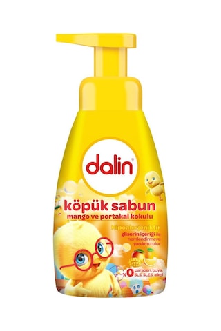 Dalin Köpük Sabun 200 Ml Mango ve Portakal Kokulu Çoçuklar İçin 6'lı