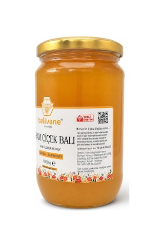 Ham Çiçek Balı Raw Flower Honey 1 Kg.