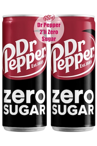 Dr. Pepper Zero Sugar 2 x 330 ML Dr. Pepper Zero Sugar 2 x 330 ML