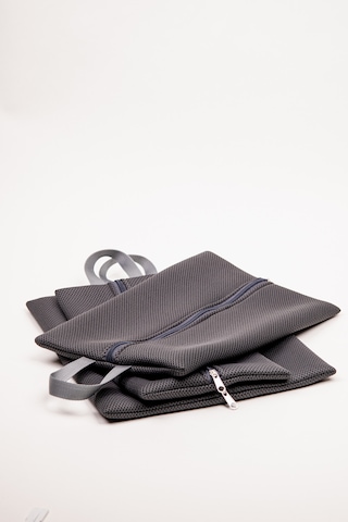 Fabric Craft Bag Valiz Organizer 6 Parça Düzenleyici Çanta Seti Gri Air Mesh File Kumaş Fermuarlı Çok Amaçlı
