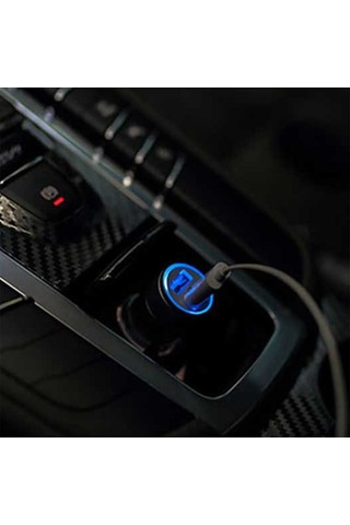 Çift Usb Girişli Araç İçi Çakmak Soketi Hızlı Şarj Çakmaklık