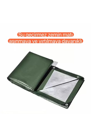 Su Geçirmez Çadır Altı Zemin Brandası Dayanıklı 4 X 3 Metre