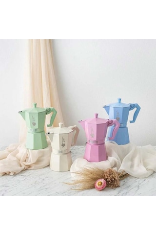 Bialetti Moka Pot Exclusive Light Blue 6 Cups Bı-9062 Bialetti
