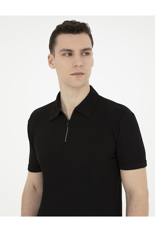 Pierre Cardin Erkek Siyah Tişört 50288915-vr046 Siyah