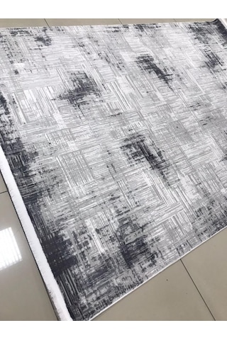 Liparis Halı Toscana 230g Serisi Triko Akrilik Salon Oturma Yatak Odası Halısı Gri - Antrasit