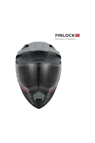 Acerbis Assault Graphıc 22-06 Kask Siyah Turuncu Siyah