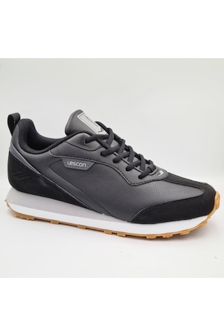 Lescon Motıva Walkıng Siyah Unisex Sneaker Spor Ayakkabı Siyah