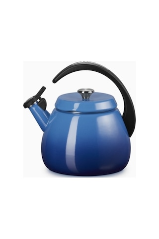 Le Creuset Su Isıtıcısı Çanı 2,1 L, Emaye Karbon Çelik, Şık Ve Dayanıklı Su Isıtıcılar Mavi 6
