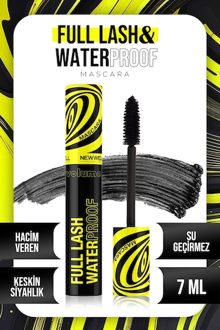 New Well Full Lash Volume Waterproof Mascara