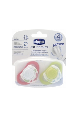 Chicco Y.E Physioring Unisex Silikon 4M 2Lı Bej