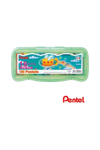 Pentel 16 Renk Yağ Bazlı Pastel Boya