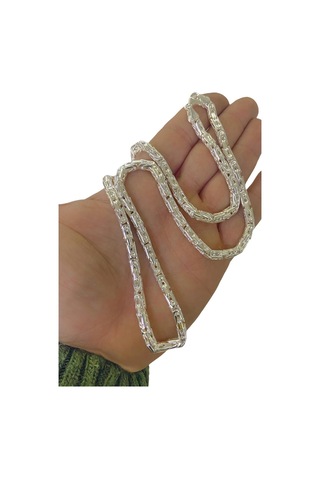 Kral Zincir 70 Gr 60 Cm 4.50 Mm Parlak 925 Gümüş Erkek Kolye (532101319)