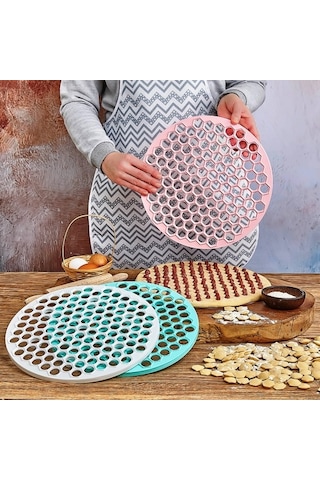 Büyük Mantı Kalıbı Mantımatik Hamur Kesme Aparatı 32Cm