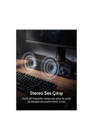 Mikado Md-69s Siyah 3wx2 Led Işıklı Multimedia Soundbar