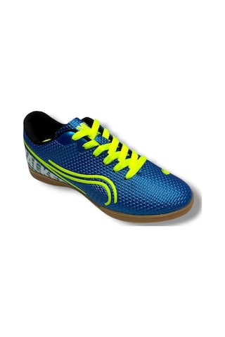 Walked 233-26 Futsal Erkek Salon Futbol Ayakkabı Mavi Sarı Mavi