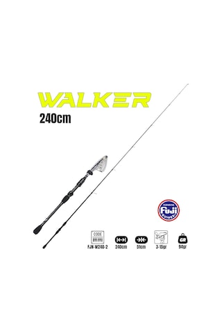 Fujin Walker 240cm 3-15gr Teleskopik Spin Kamışı 240 Cm