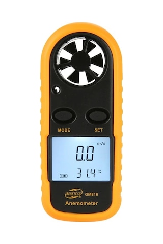 Conventions1 Dijital Anemometre Rüzgar Hızı Mini Hava Hızı Hava