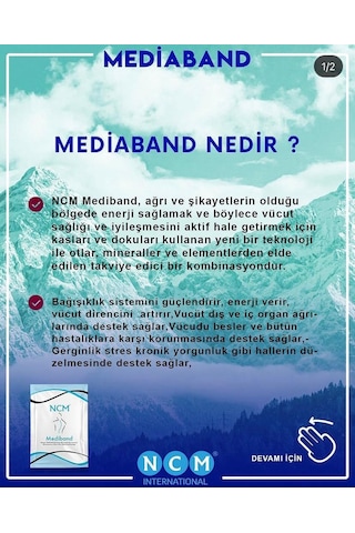 Ncm Mediband Bantı 25 Adet