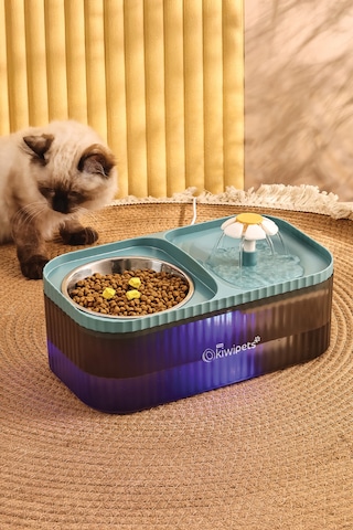 Kiwi Pets Kpf-10548 Mama Kabı Ve Otomatik Evcil Hayvan Su Çeşmesi