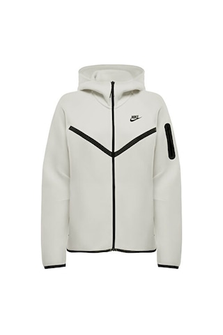 Nike Sportswear Tech Fleece Wındrunner Kadın Günlük Polar Ceket Hv6747-110 Beyaz Beyaz