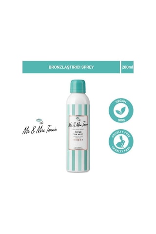 Mr & Mrs Tannie Clear Tan Mist Şeffaf Bronzlaşma Spreyi 200 ML