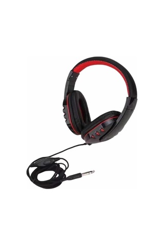 Bfs Oyuncu Kulaklığı Kulak Üstü Kablolu Stereo Mikrofonlu Yumuşak Kulak Yastığı
