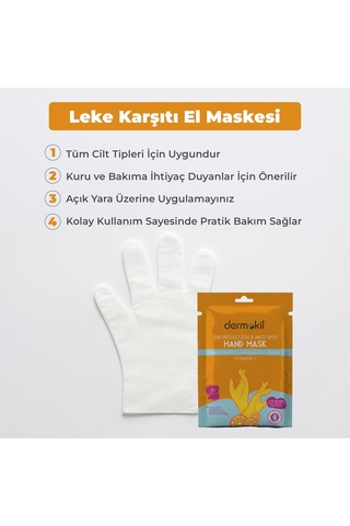 Dermokil Güneş Koruyucu & Leke Karşıtı El Maskesi 30 Ml