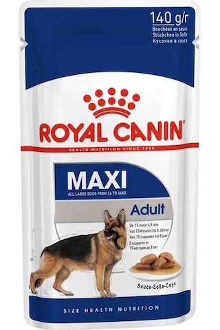 Royal Canin Maxi Adult Büyük Irk Yetişkin Köpekler İçin Parça Etli Konserve Mama 140 Gr X 10 Adet