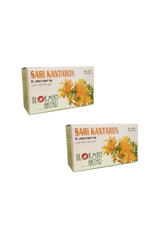 Sarı Kantaron Çayı 20 'li Süzen Poşet 2adet, Lokman Aktar