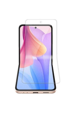 Samsung Z Flip 5 İle Uyumlu Ön & Arka Full Body Esnek Nano Çizilmez Ekran Koruyucu