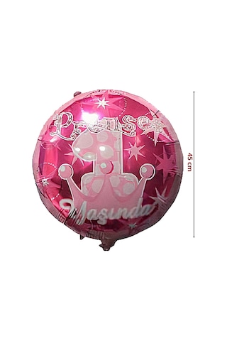Prenses 1 Yaşında Folyo Balon - 45Cm