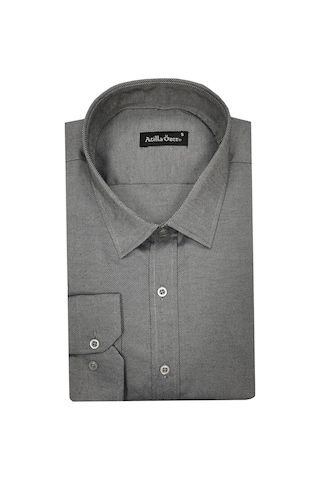 Atilla Özer Uzun Kol Slim Fit Erkek Gömlek-6854 001