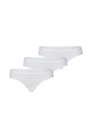 Blackspade Kadın Pamuklu 3'lü Ekonomik Paket Slip Beyaz
