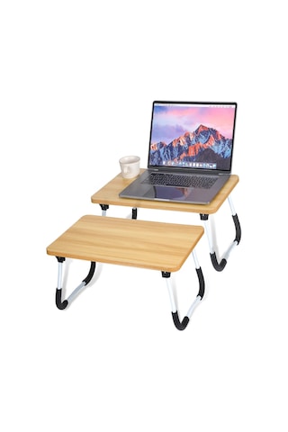 Laptop Sehpası Masası Katlanabilir Yatak Koltuk Üstü Kahvaltı