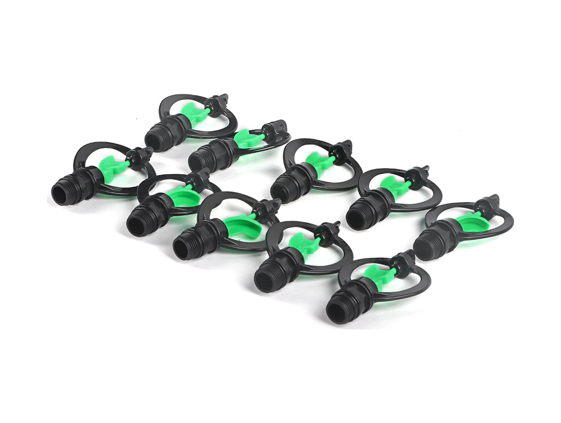 Vkemall 10 Adet Plastik 4'lü Kanatlı Sulama Başlığı - Bahçe, Tarım Ve Seralar İçin Yağmurlu Sprey Fonksiyonu